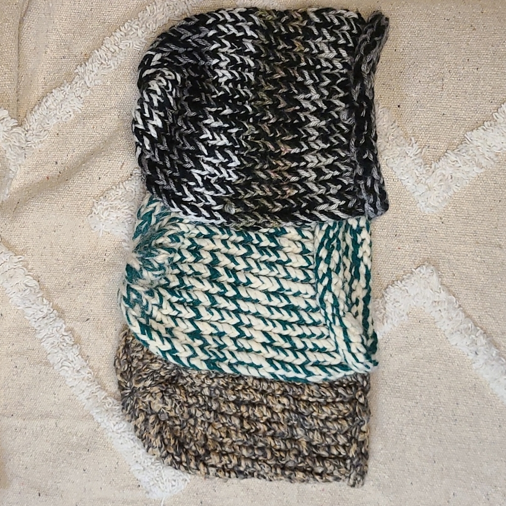Kids Knit Beanie Hat Bundle